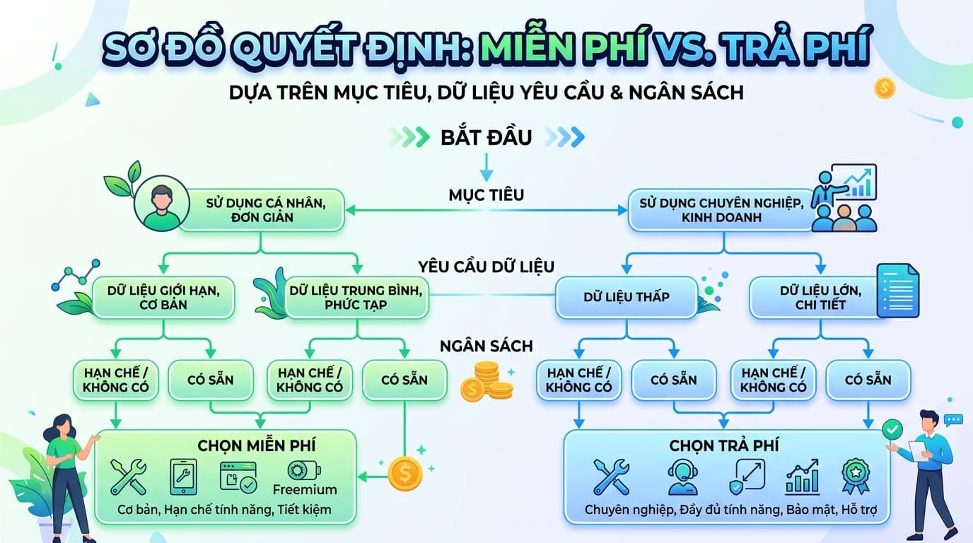 Hướng dẫn chọn công cụ nghiên cứu từ khóa theo nhu cầu và ngân sách